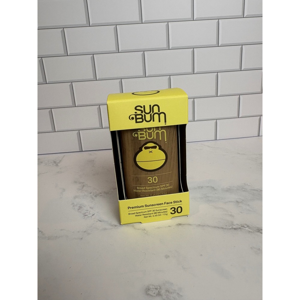 Sun Bum Premium Sunscreen Face Stick SPF 30 Broad Spectrum 0.45oz 13g New